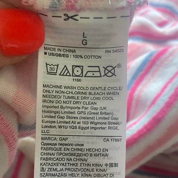 GAP Striped Terry Cloth Pajama Set - Picture 6 of 8